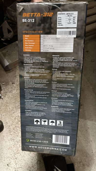 Caiac Aqua Marina Betta 312