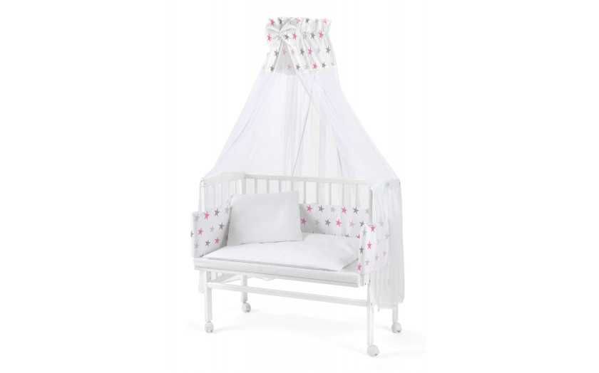 -15 % САмо сега остъпка Странично Кошара 2в1 Next to Me с Матрак Бяло