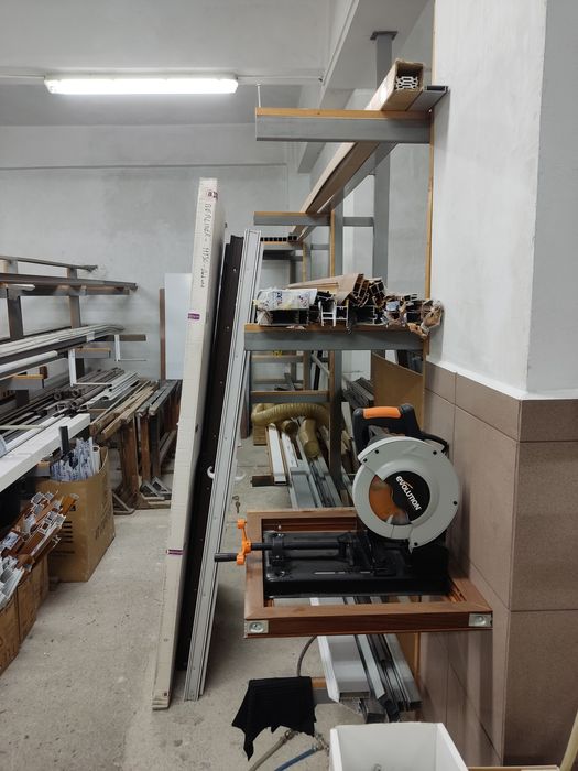 Машина за рязане на метал струшково к-т с стилажа