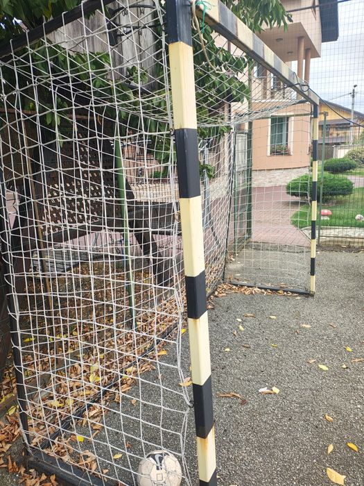Poartă fotbal cu plasa