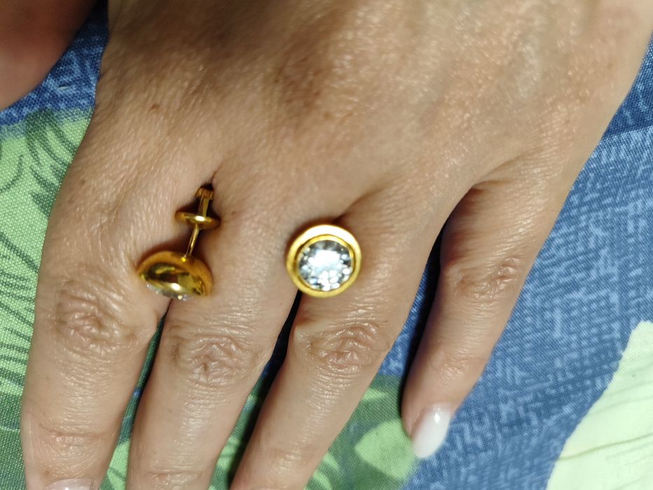 Золотые пуссеты 585