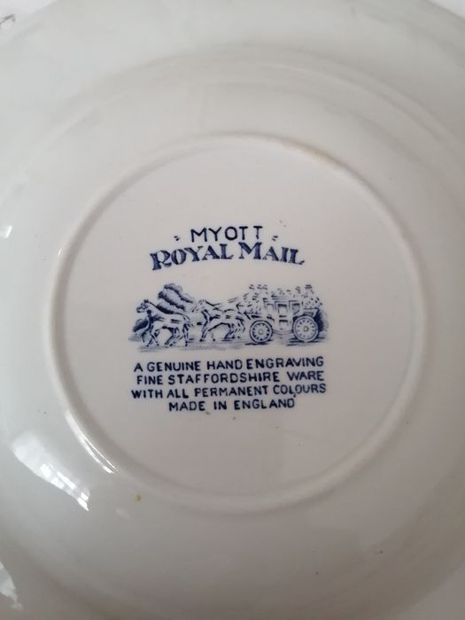 Тарелка английская фарфор