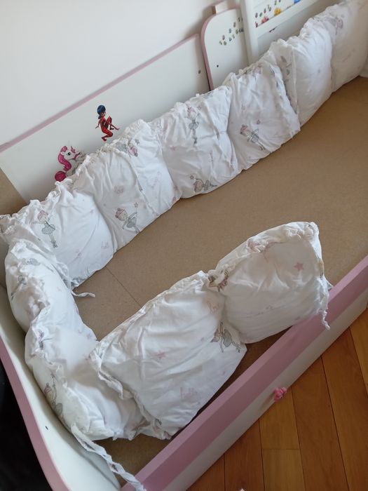 Бебешко и детско трансформиращо легло , матрак от алое вера ,музикална