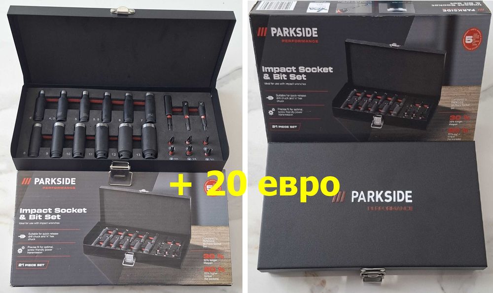 Ударен винтоверт Parkside Performance PDSSAP 20 Li D3  - гаранция