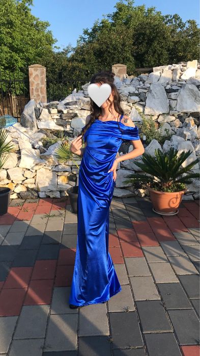 Rochie Albastra Eleganta de seara