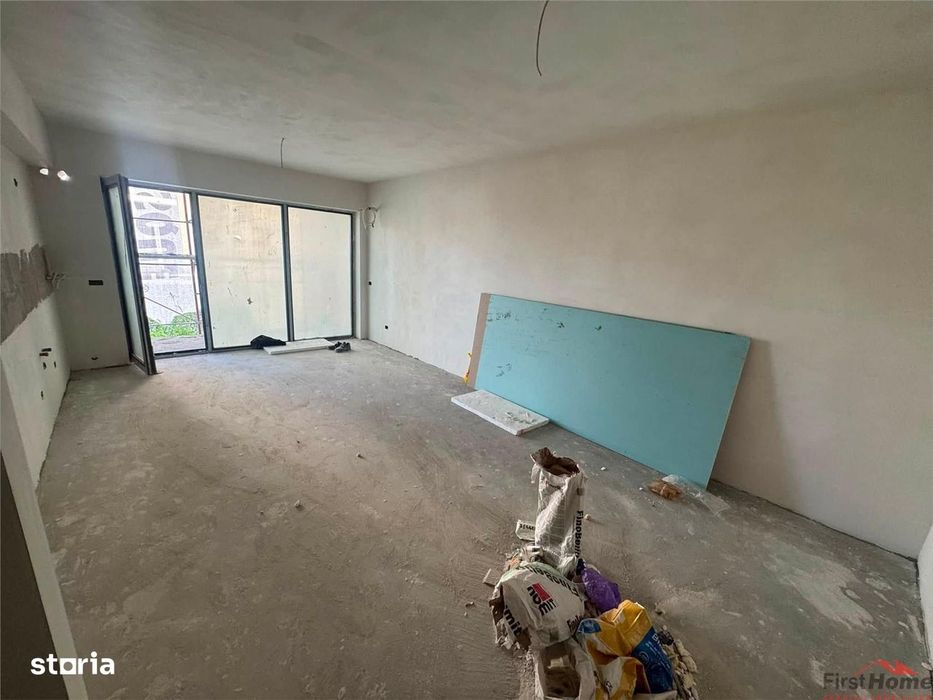Apartament studio, 55 mp utili, geam la baie, comision 0%