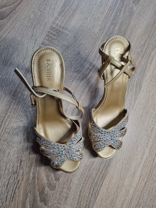 Sandale cu toc, Demis, marime 37