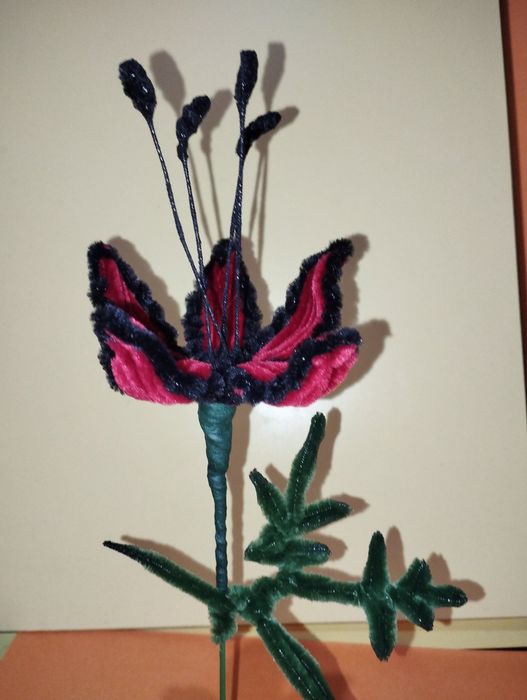 Цветя от пухена тел