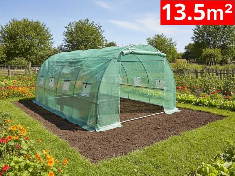 Оранжерии от армиран полиетилен и метална конструкция 10, 13.5 18 24кв
