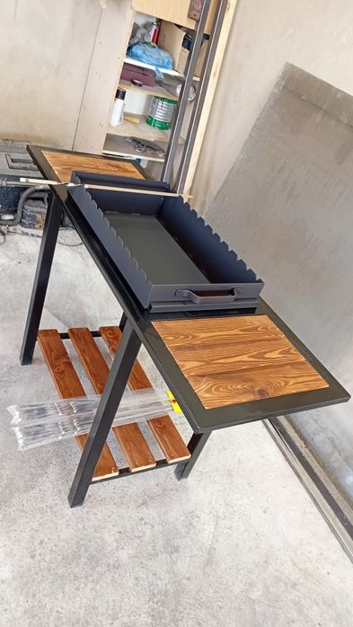 Мангал в стиле лофт