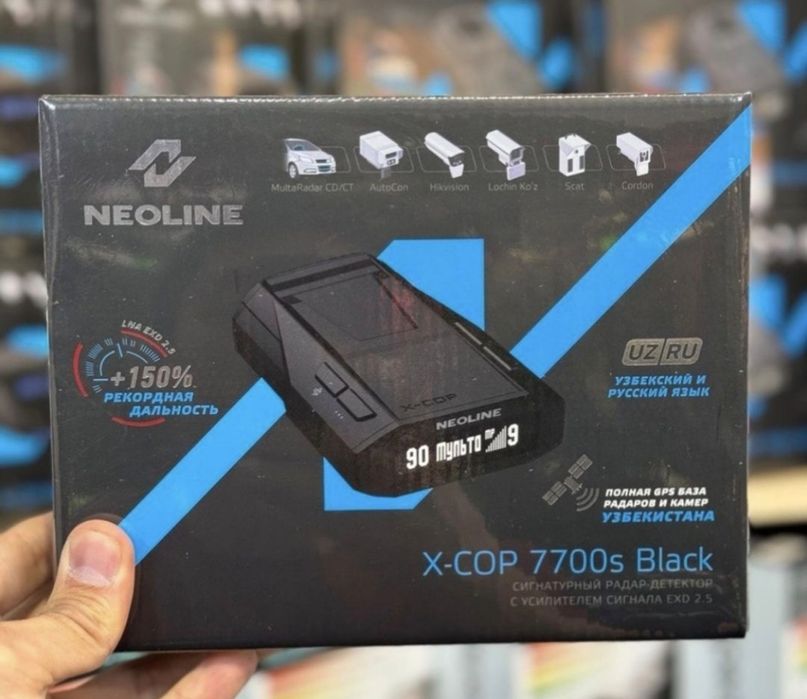 С ДОСТАВКОЙ. NEOLINE X-COP 7700S BLACK неолине 7700с антирадар неолине