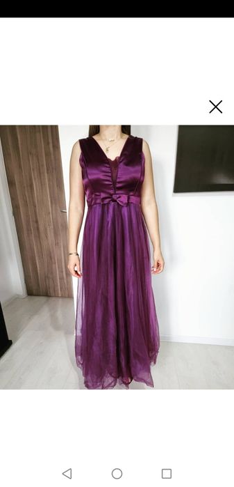 Rochie lunga eleganta tulle