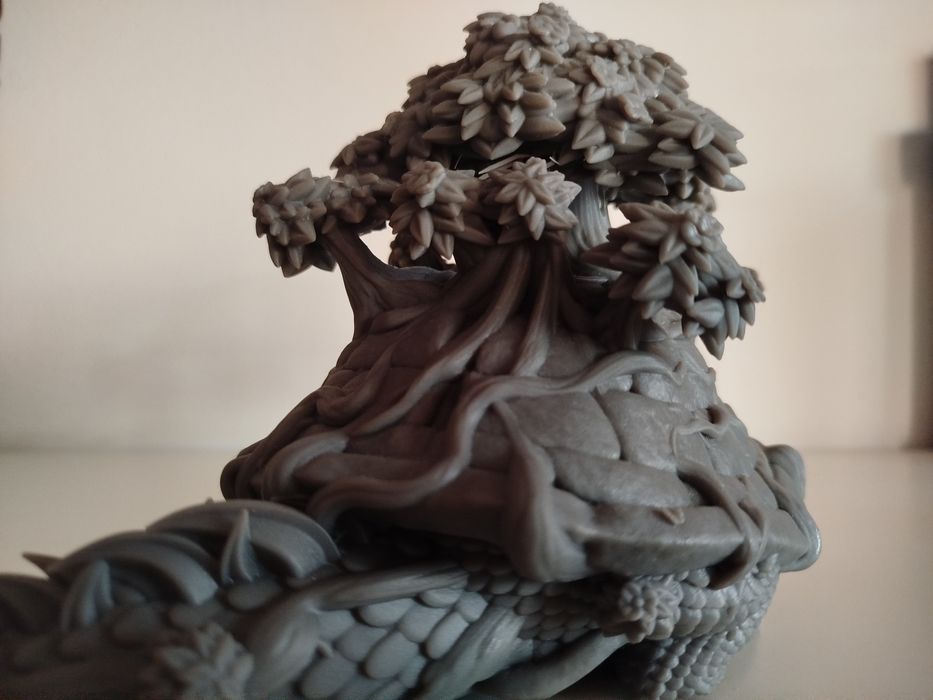 Statuetă 3D Higashi no Shikame, Eastern Dragon Turtle