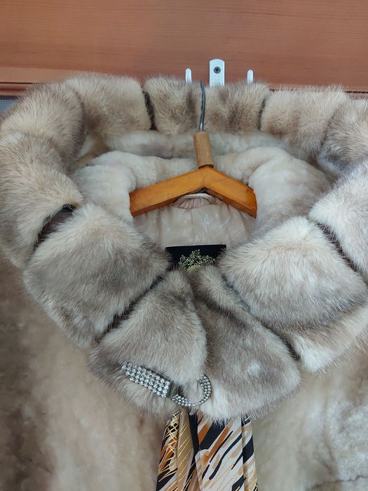 Новая шуба из мутона. 54-60 размер. Отличный подарок.