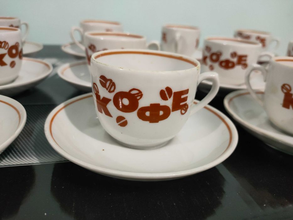 Кофейные чашки с блюдцами СССР