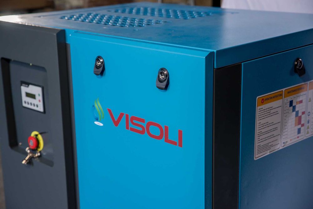 Compresor surub Visoli 7,5kw/10 bari +Uscator-Oferta!