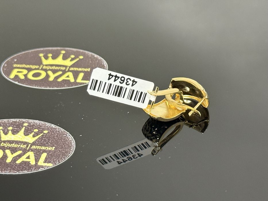 Bijuteria ROYAL : Cercei AUR 14K NOU / 1.97 GR