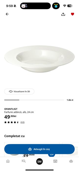 Set farfurii premium Ikea