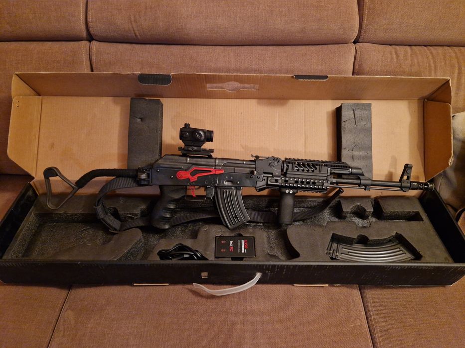 Armă AK 47 airsoft model unicat