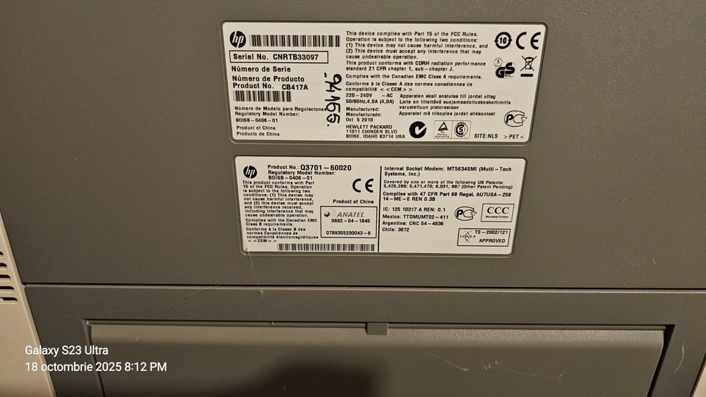 Vand imprimanta veche