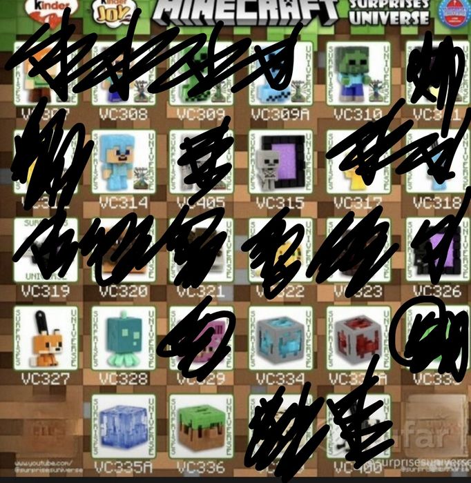 Киндер Джой Майнкрафт