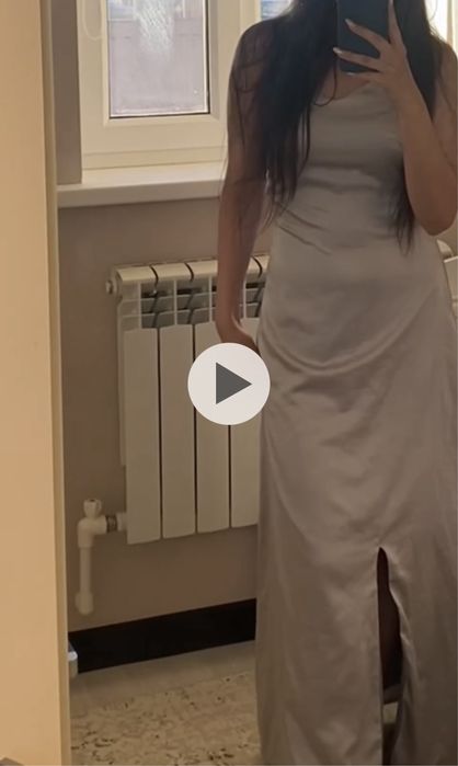 Продам шелковое платье длинное