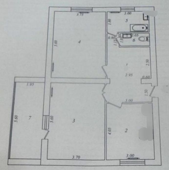 Банковский дом.  87 м².  Срочно