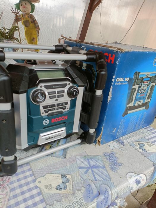 Radio șantier BOSCH GML 50 cu telecomandă