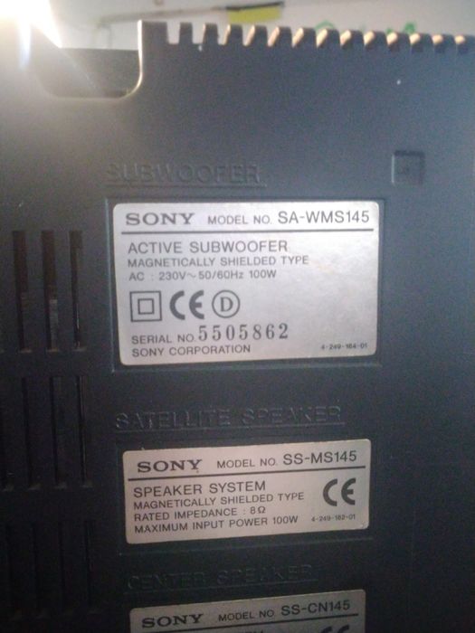Subwoofer Sony dedicat.