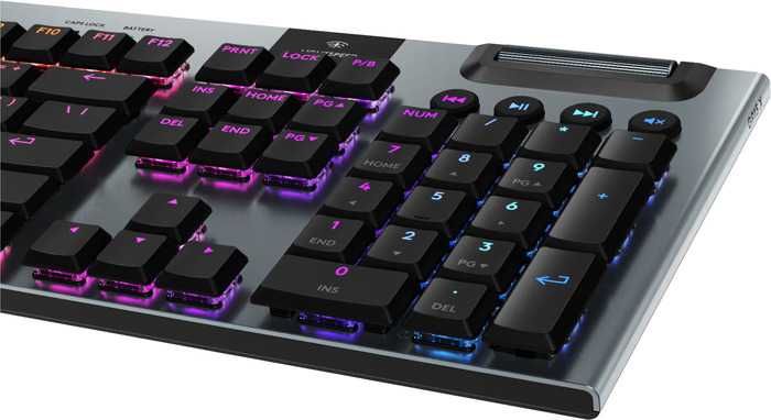 Tastatura sigilata Wireless Mecanica Logitech G915 X Lightspeed Linear 920-012698 gaming