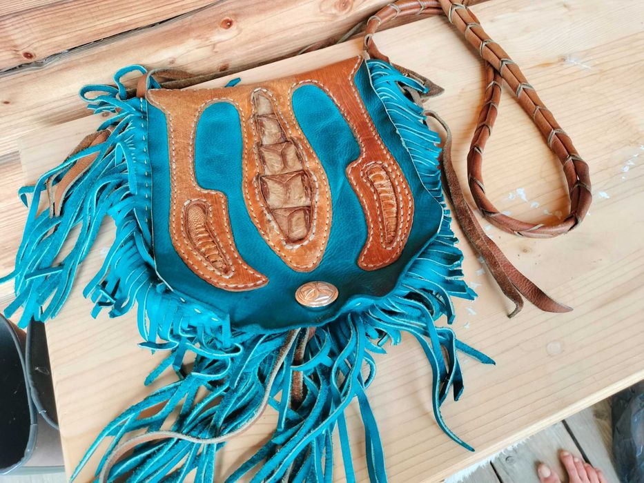 Geanta din piele crocodil