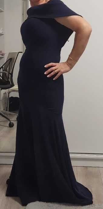 Rochie de Seara Lunga Bleumarin