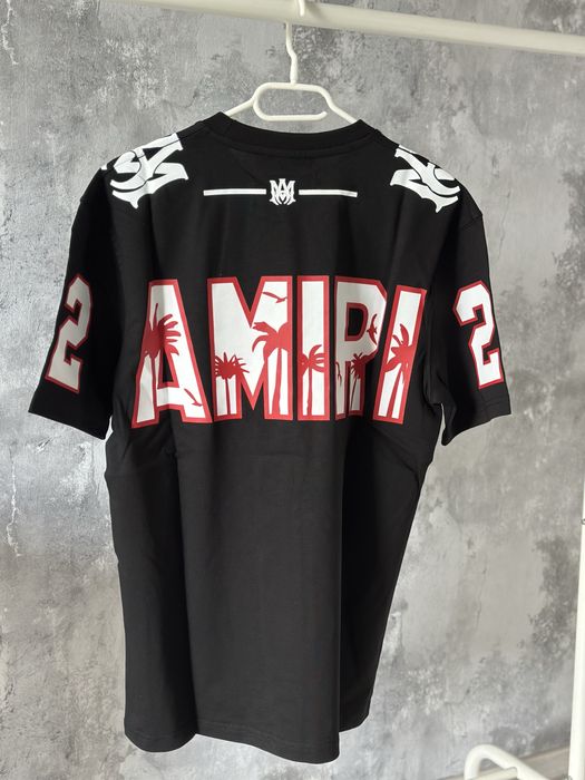 Tricou Amiri OFF White  Palm angels balenciaga