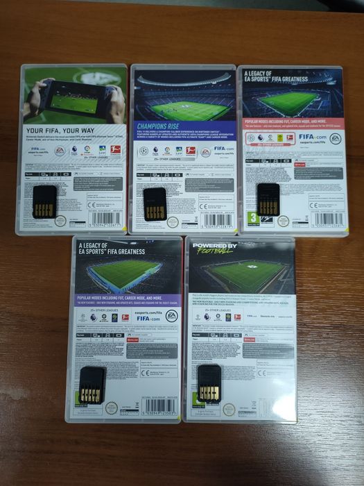 Пет игри FIFA за Nintendo switch !!!