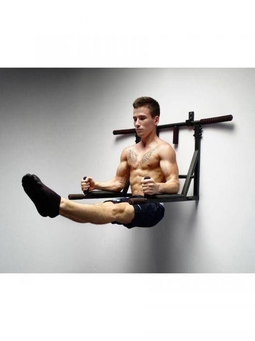 Турник 3 в 1 брусья пресс настенный усиленный до 350 кг