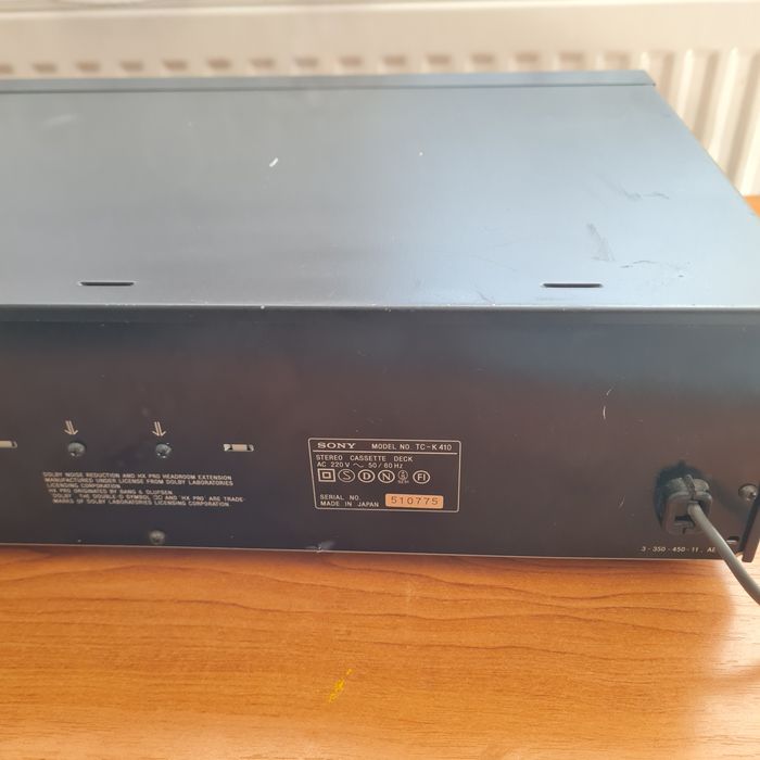 Casetofon deck sony TC K410