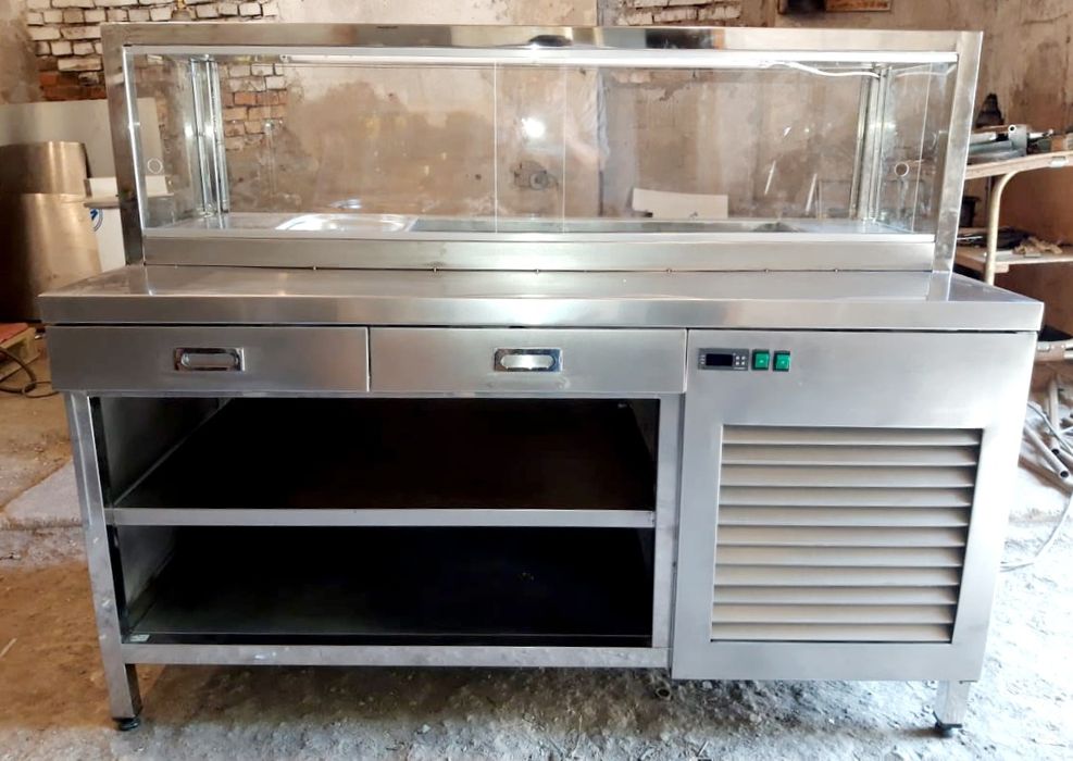 Холодильный охлаждаемый стол холодильник