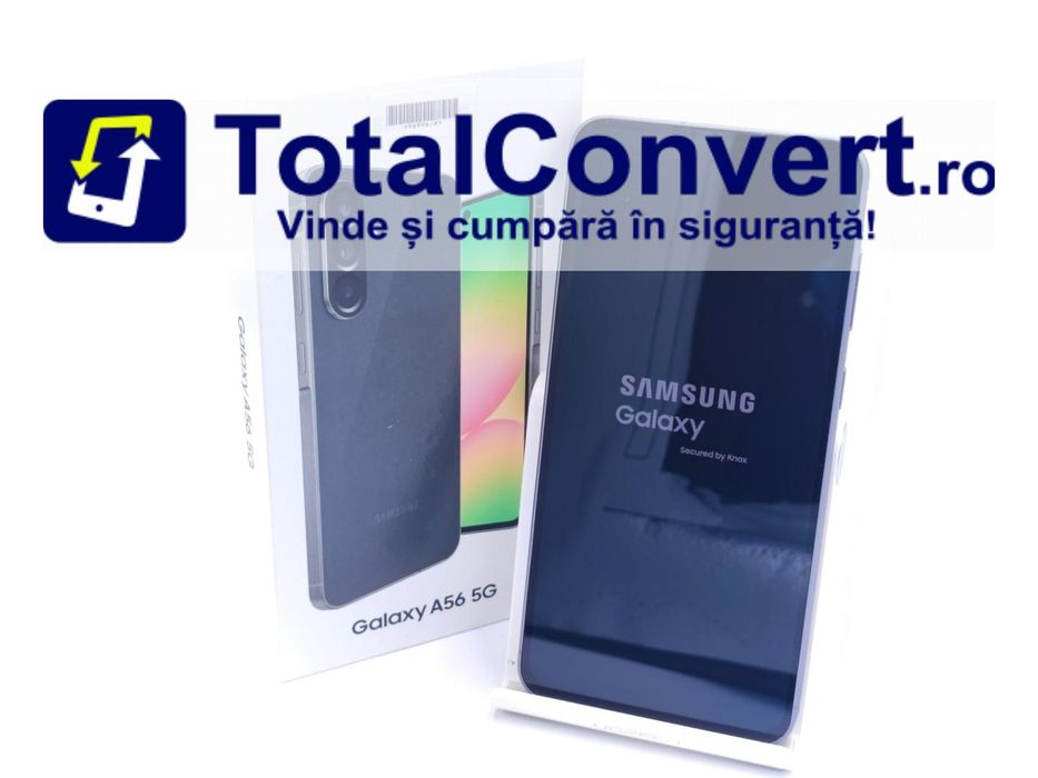Samsung A56 128GB Awesome Graphite 8GB, Garantie 24 luni | #D96996