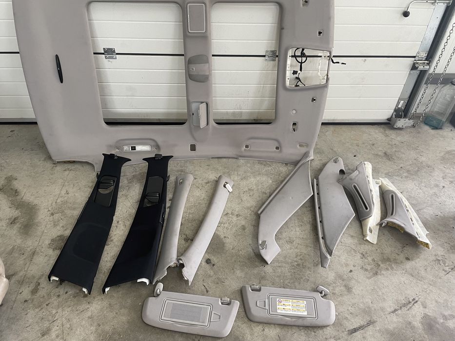 Plafon textil Mercedes w221 s class long + stâlpi