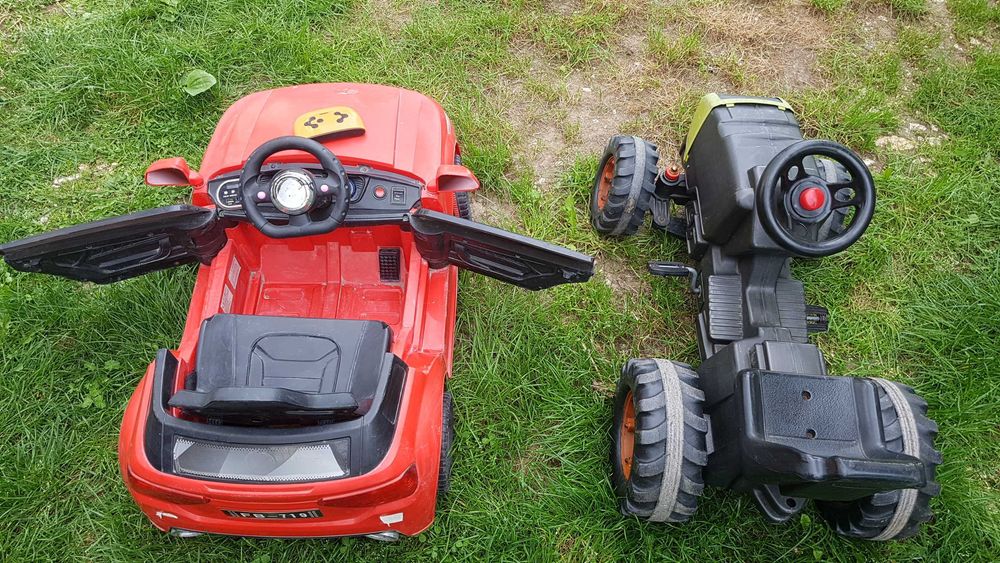 Кола детска ел 110 лв. акумулатор за смяна трактор с педали