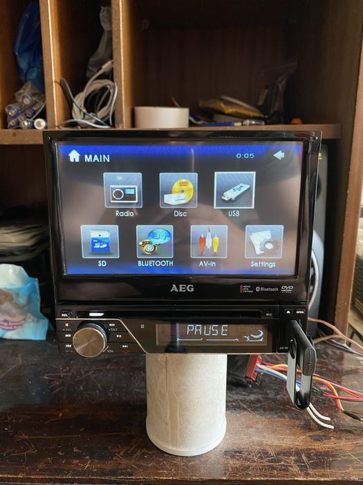 AEG Germany - DVD, BLUETOOTH, USB CD mp3 плеър за кола сд радио