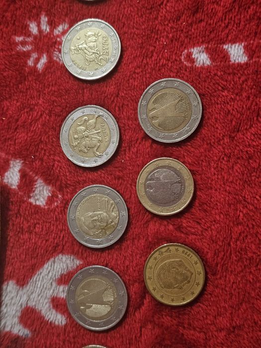 Редки монети от 2 евро