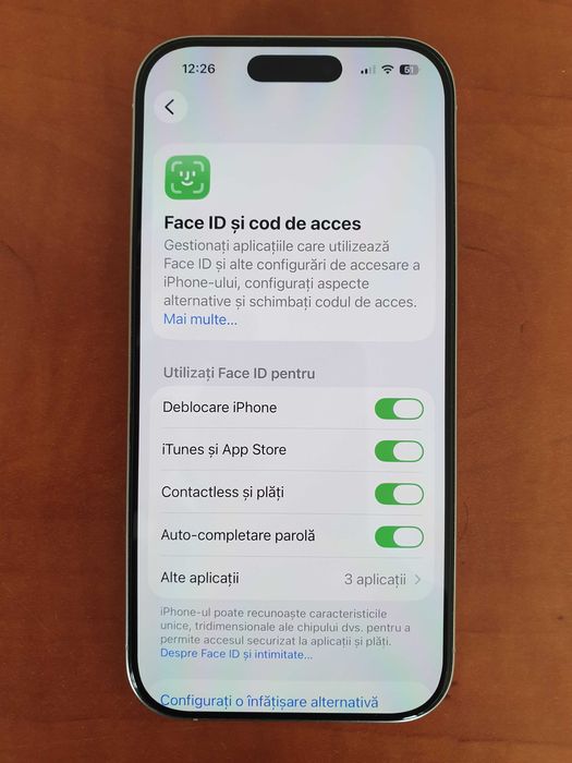 iPhone 16 PRO-256 Gb,impecabil,ideal pentru fete !