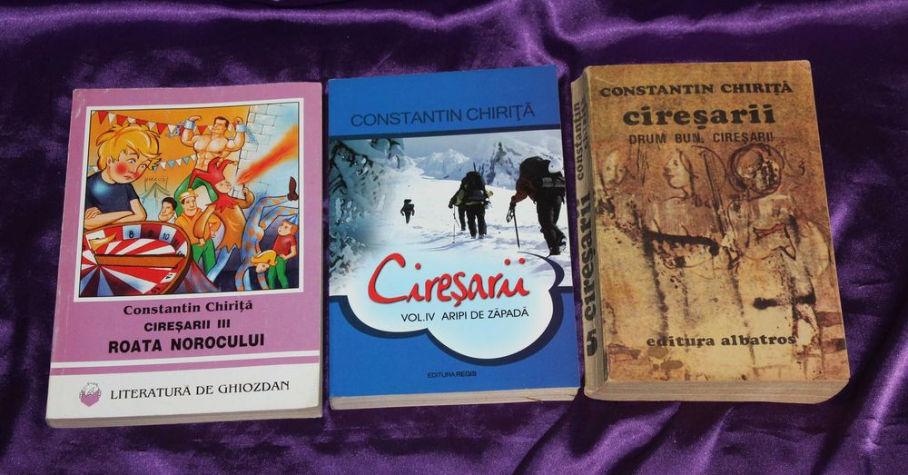 carti copii Ciresarii Petre Luscalov Aventurile lui Babusca Ovidiu Zotta Jucatorul de rezerva Operatiunea Hercule Costache Anton - Seri albastre 1