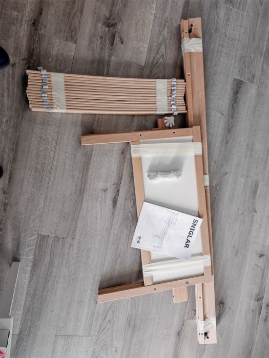 Детско легло с подматрачна рамка и матрак