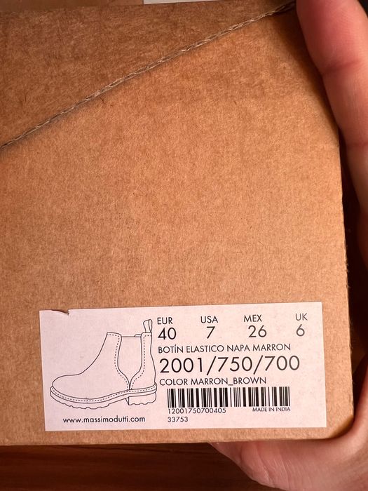 Botine Piele Massimo Dutti