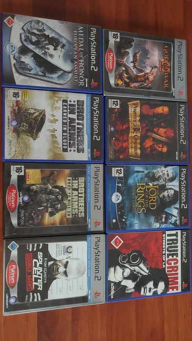 Lot 8 jocuri Ps2 colecție proprie