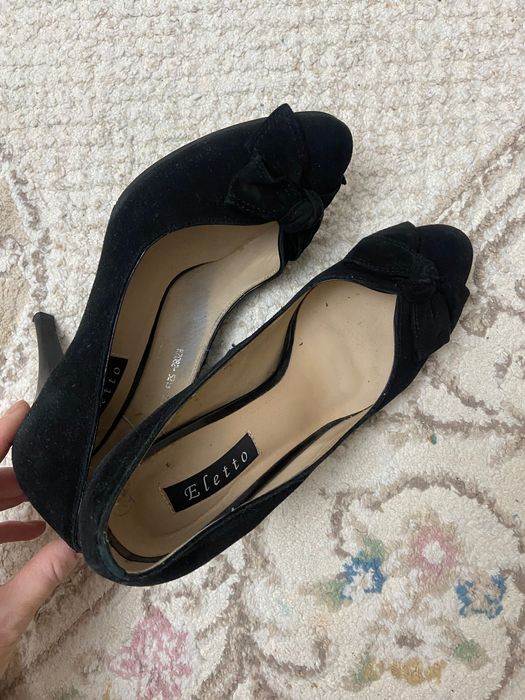 туфли женские черные