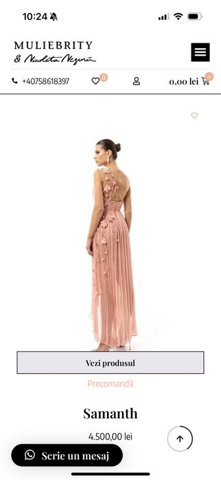 Rochie ocazie Muliebrity. Negura