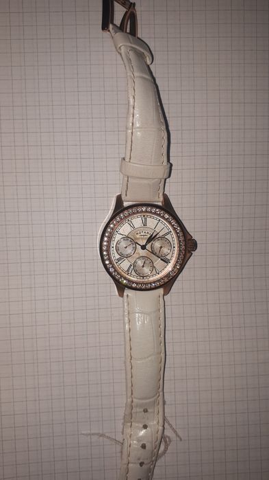 Ceas dama Rotary, placat cu aur, pt reparat/piese